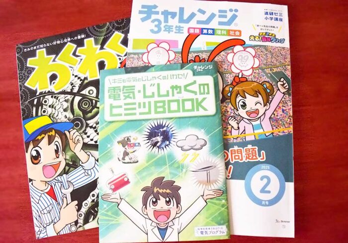 チャレンジ3年生2月号の付録・教材内容の感想