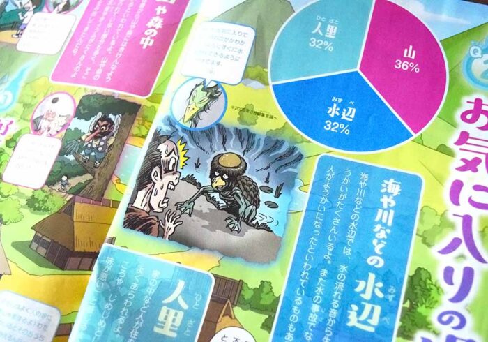 妖怪についての特徴などが面白おかしく掲載されています。