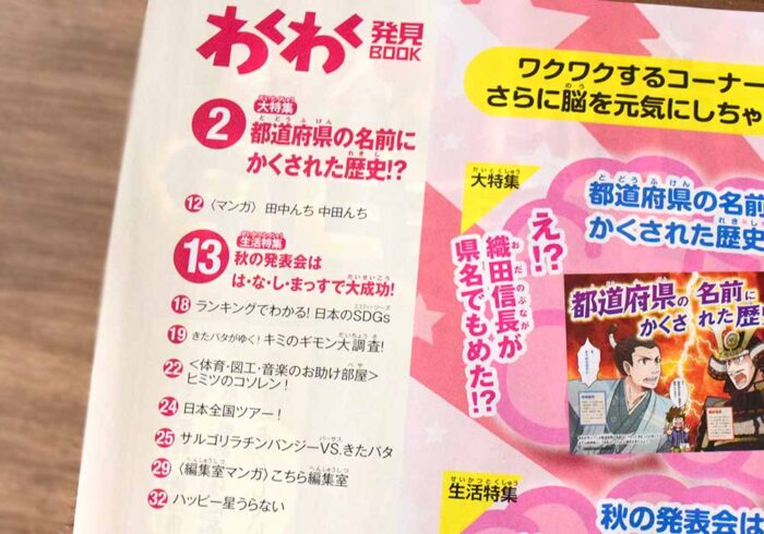 都道府県と歴史を絡めた内容も掲載されています