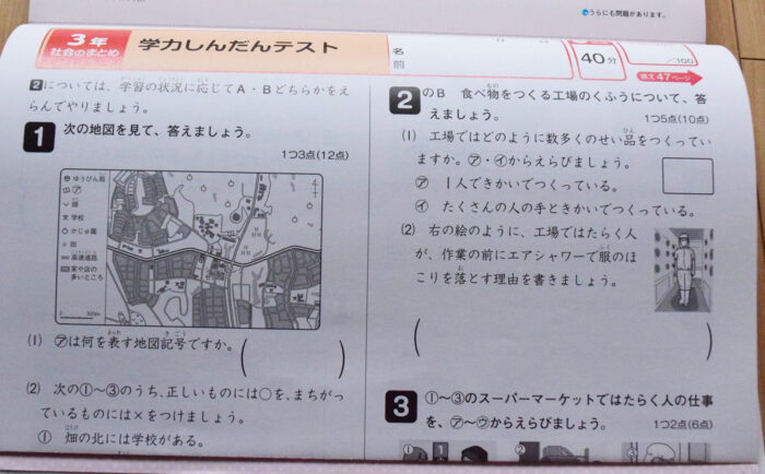 教科書ぴったりトレーニング学力診断テスト