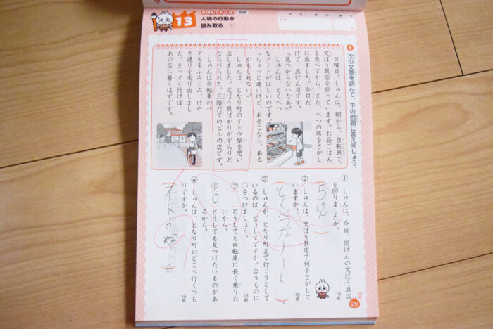 娘が使用している教材