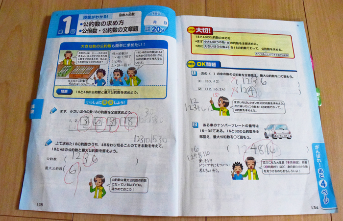 進研ゼミ5年生算数